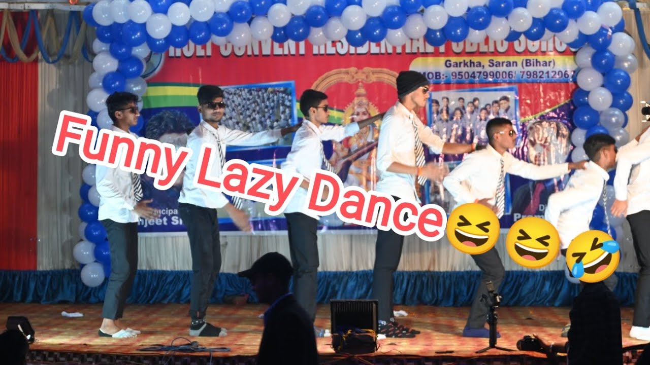 Funny Lazy Dance by 10th class students - YouTube