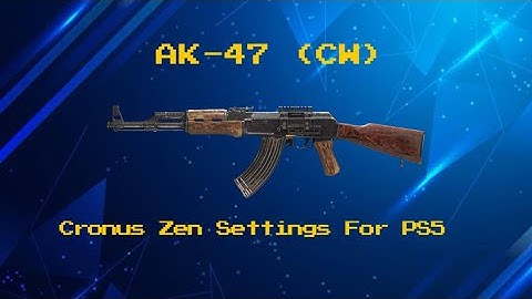 AK-47 (CW) - Cronus Zen PS5, Season Four Pack - No Recoil