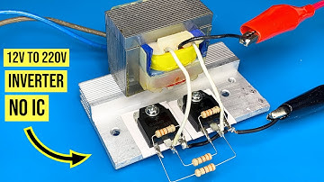 hoe maak je een eenvoudige omvormer 12v tot 220v IRFZ44N, geen IC, banggood