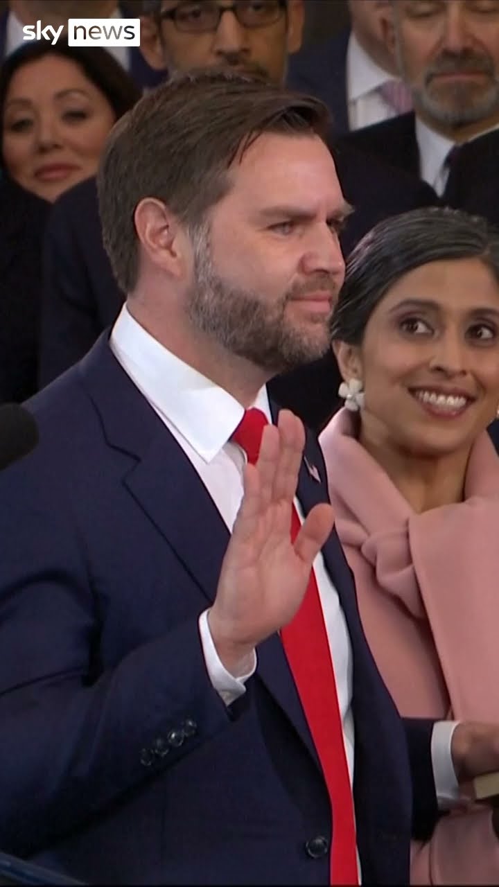 JD Vance sworn in as VP