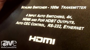 InfoComm 2016: FSR Introduces DV HDSS 41 Tx-Digital Video 4 x 1 Scaling Switcher