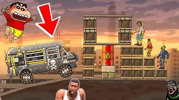 SHINCHAN UPGRADING World Fastest car & Fight ZOMBIES in EARN TO DIE 2 WITH FRANKLIN | DREAM SQUAD