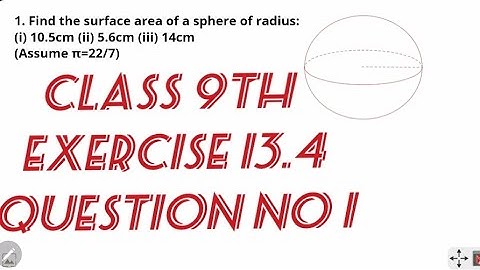 ncert class 9 maths chapter 13(surface areas and volumes) exercise 13.4 question 1