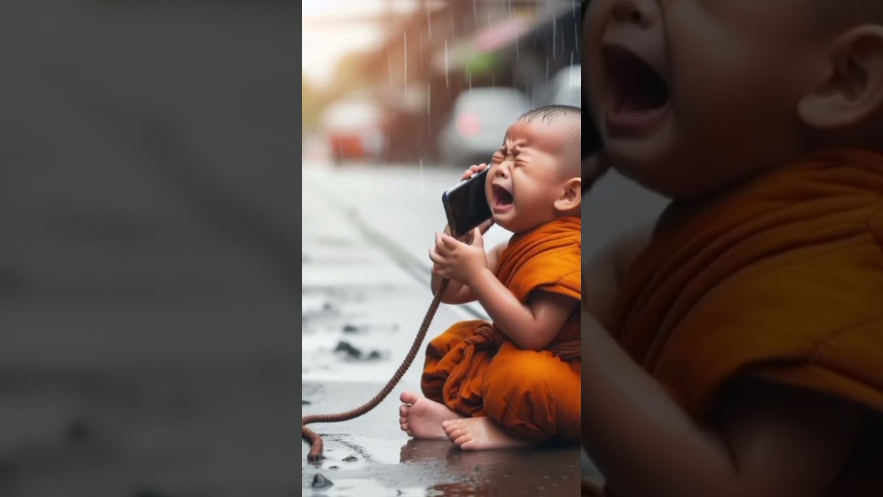 cute little monk 
