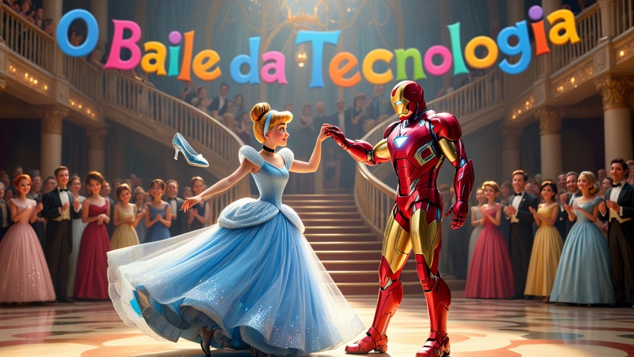 CINDERELA e HOMEM de FERRO - O Baile da Tecnologia 