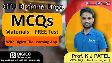 GTU ONLINE MCQ TEST | GTU MCQ MATERIALS | FIRST SEMESTER EXAM | MCQ EXAM