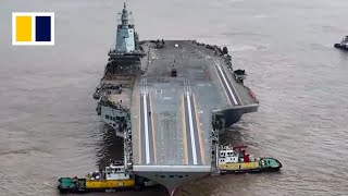New footage of China’s nextgeneration aircraft carrier