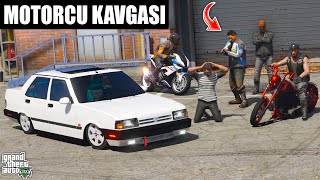 Motorcu Çetesi̇ Başimiza Bela Oldu Gta 5 Gerçek Hayat 