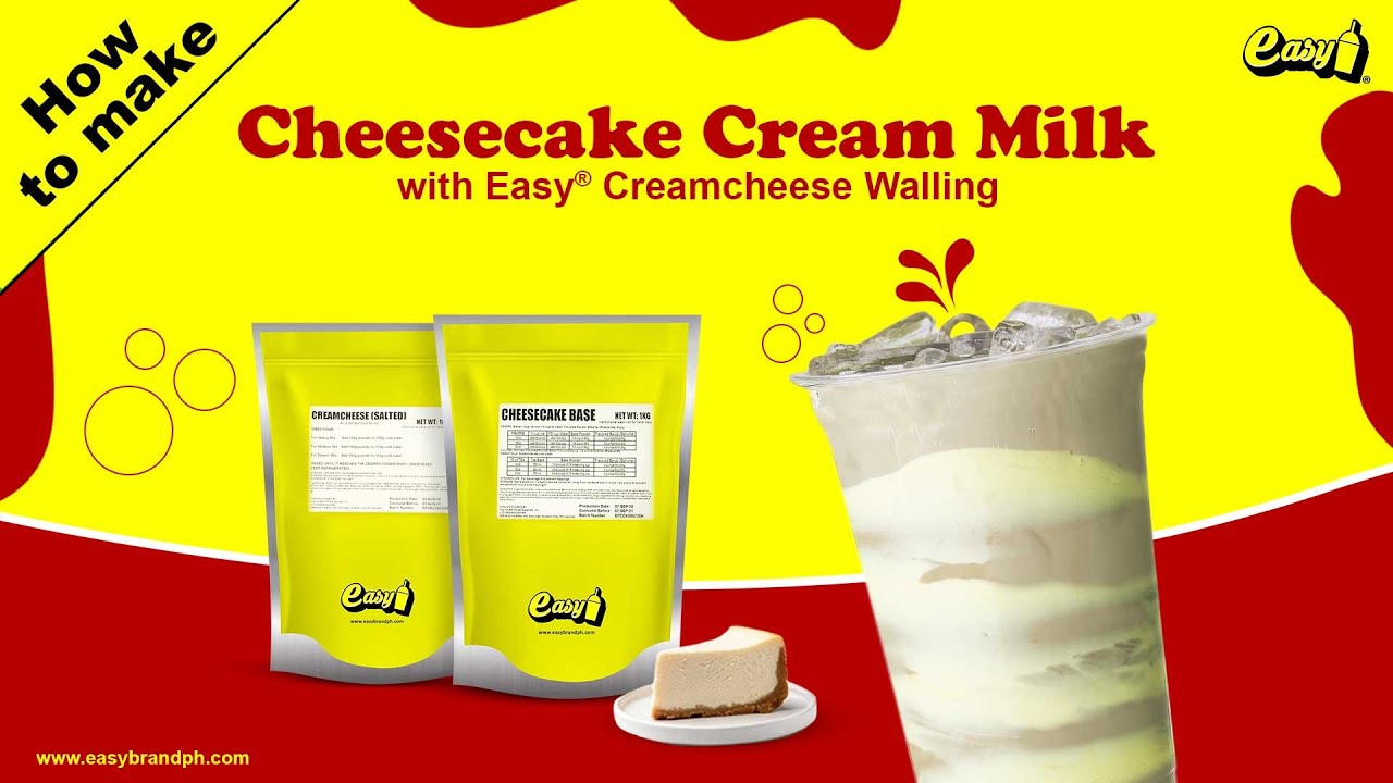 Cheesecake Cream Milk with Creamcheese Walling