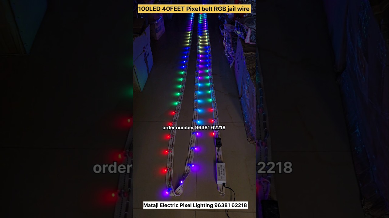 RGB Pixel Belt 100LED 40FEET heavy quality 👌Full waterproof 
