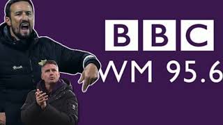 Discussing Rob Edwards Sacking on BBC Radio WM
