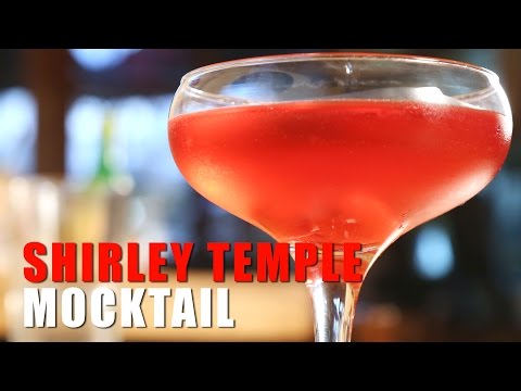 Shirley Temple Mocktail | Pink Lady | Red Drink