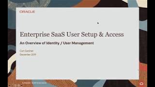 Enterprise Saas User Management video thumbnail