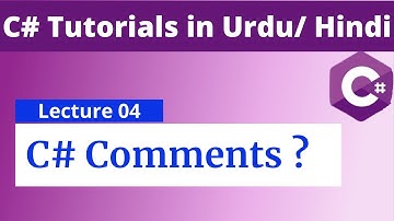 C# Tutorials- Comments in C# in Urdu /Hindi  || Lecture 04 || Technical Hassan Ali