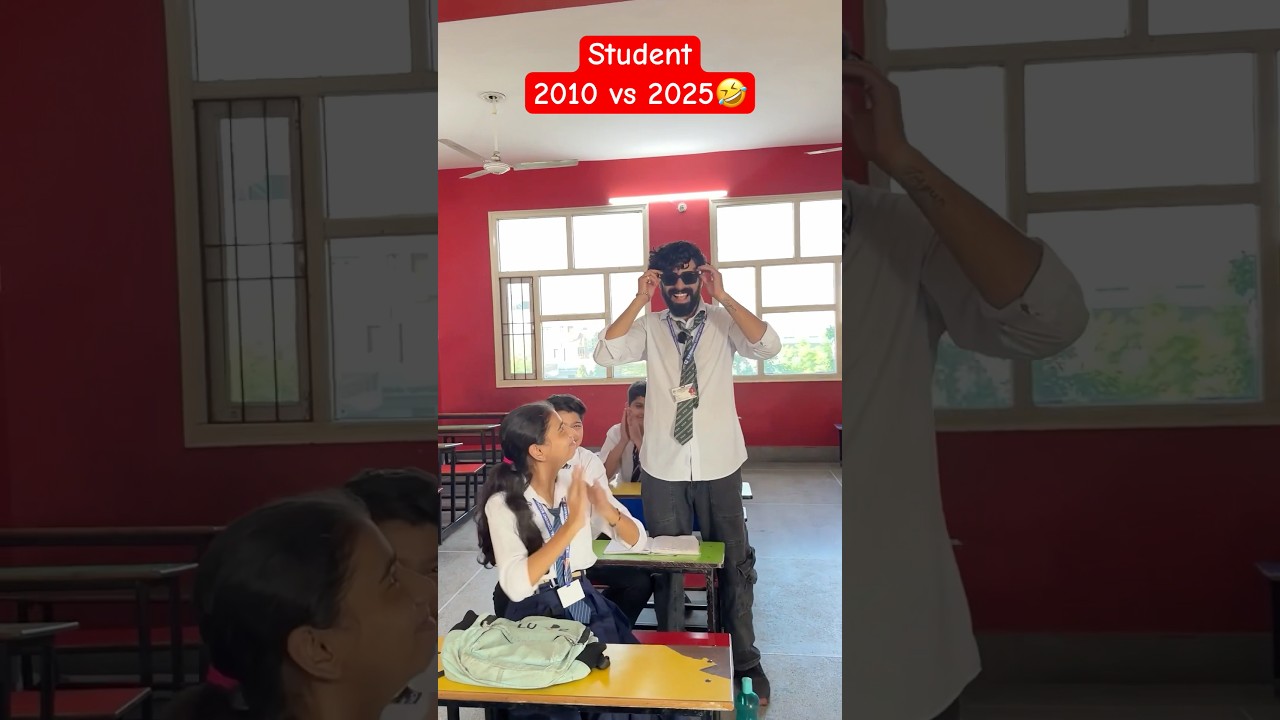 2010 vs 2024 ke Students 🤣 #shorts #schoollife #teratrigun #backbenchers