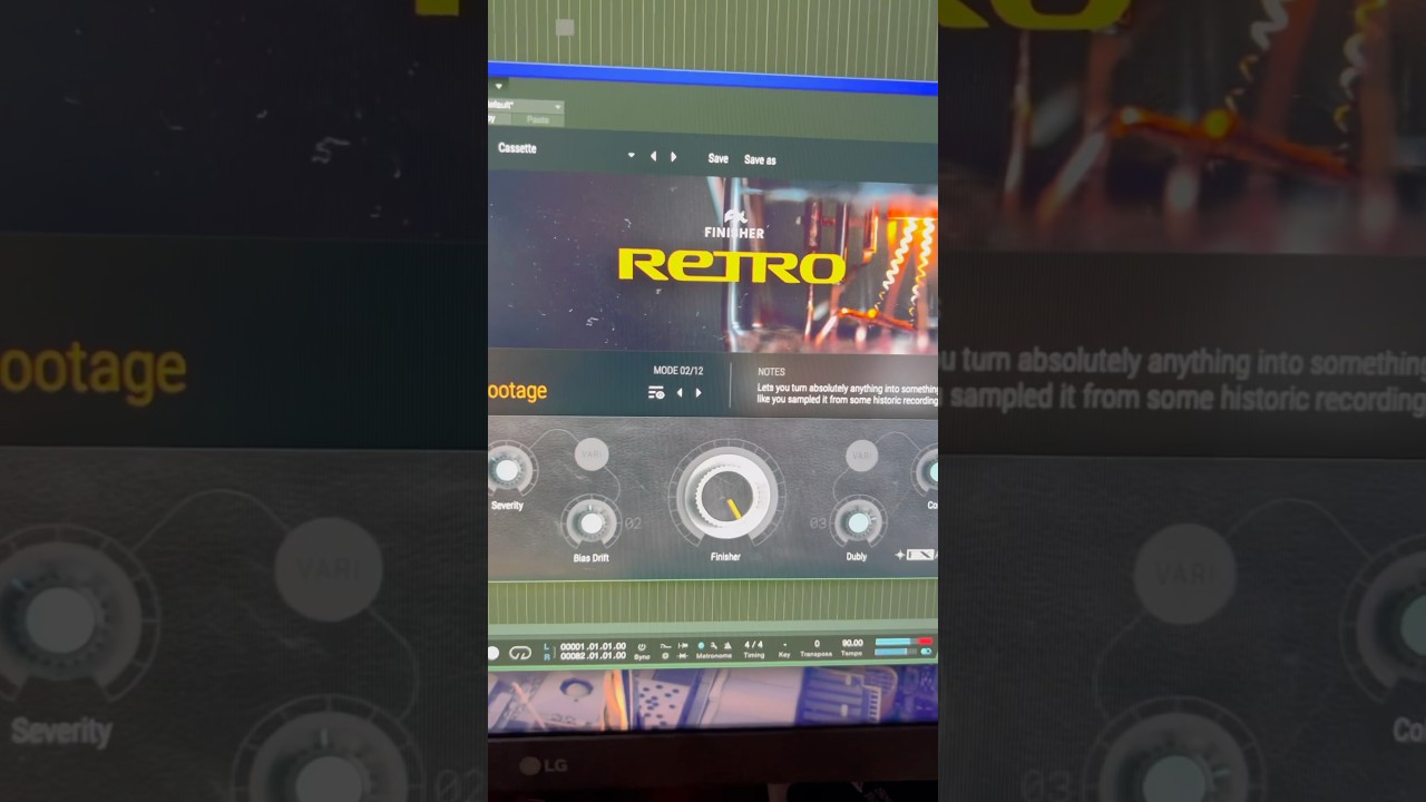 Making Samples Sound Vintage with the UJAM Finisher Retro Plugin. 