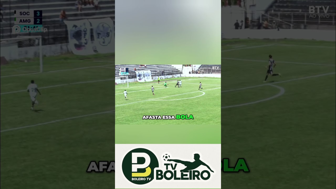 ÚLTIMO LANCE ELETRIZANTE DO JOGO DO SOCIAL #futebol #gol #social #golaço #soccer
