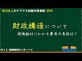 吉川正人のケアマネ試験対策講座2019(vol.6 財政構造について)