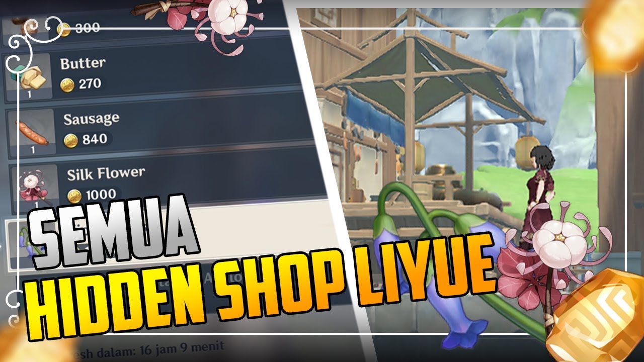 Semua lokasi NPC Liyue! (Cor Lapis, Silk Flower, Violet Grass, Fish