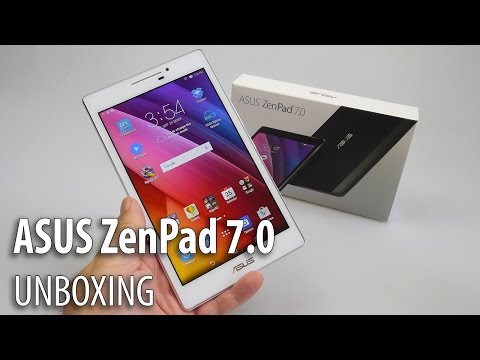 ASUS ZenPad 7.0 Unboxing (Z370C ASUS Entry Level Tablet) - Tablet-News.com
