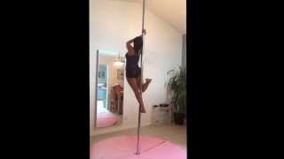 Pole Combo - Janet's Climb, Maiden Hold, Aerial Shoulder Mount, Elbow Grip Ayesha (1st time)