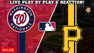 Washington Nationals vs Pittsburgh Pirates | MLB Livestream Live Radio Broadcast