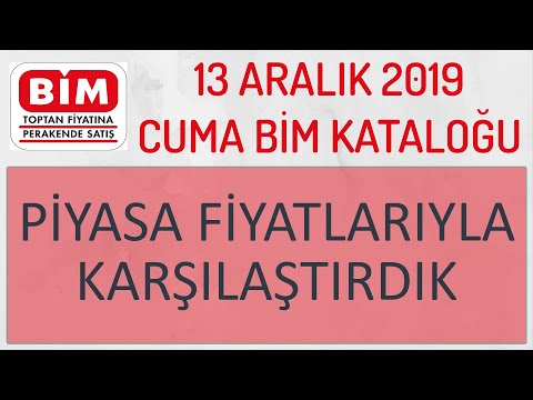 13 ARALIK BİM KATALOĞU - OKUNAKLI VE NET (PİYASA FİYATLARIYLA KARŞILAŞTIRDIK)