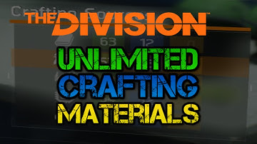 The Division Unlimited Crafting Material Exploit , Unlimited high end crafting