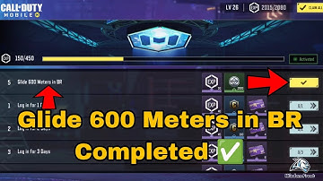 How to Glide 600 Meters in BR Cod Mobile 2024