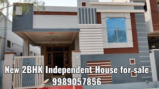P1-412) New 2BHK Independent House for sale; Ready to Occupy; North Face; GHMC Permission 9989057856