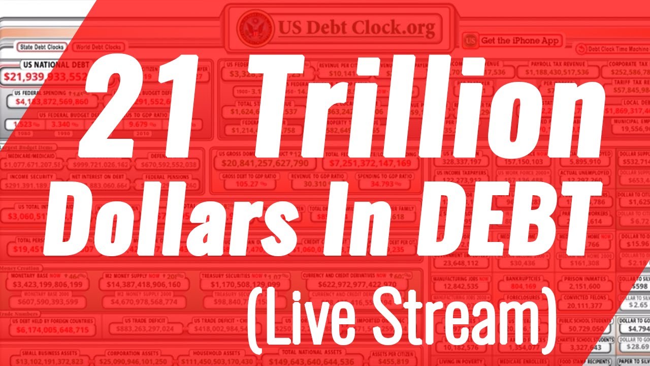 Debt Clock US Live Stream - YouTube