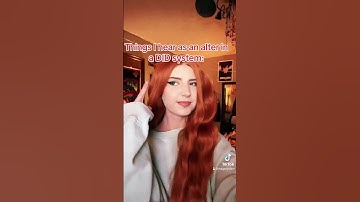 Things I hear as an alter in a DID system - Ginger #DID #dissociativeidentitydisorder #alter #switch