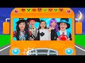 Wheel on the bus on Halloween with Poli and Nick! 🎃 Nursery Rhymes & Kids Songs