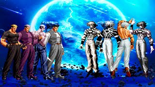 [KOF Mugen] Ryuji Yamazaki Team vs Boss Orochi Team