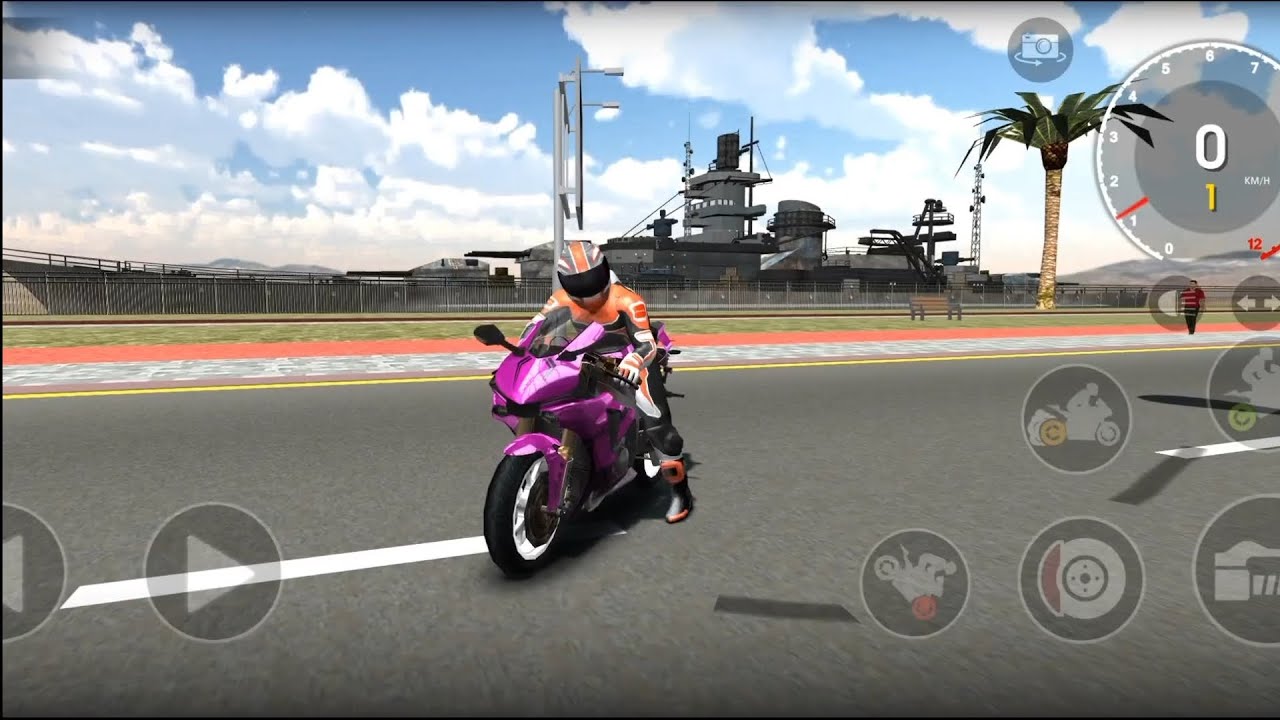 Pink Yamaha R1 Bike in Xtreme Motorbike - YouTube