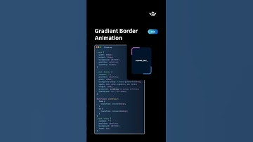 css gradient border animation 🌀  #cssanimation #css3  #webdevelopment