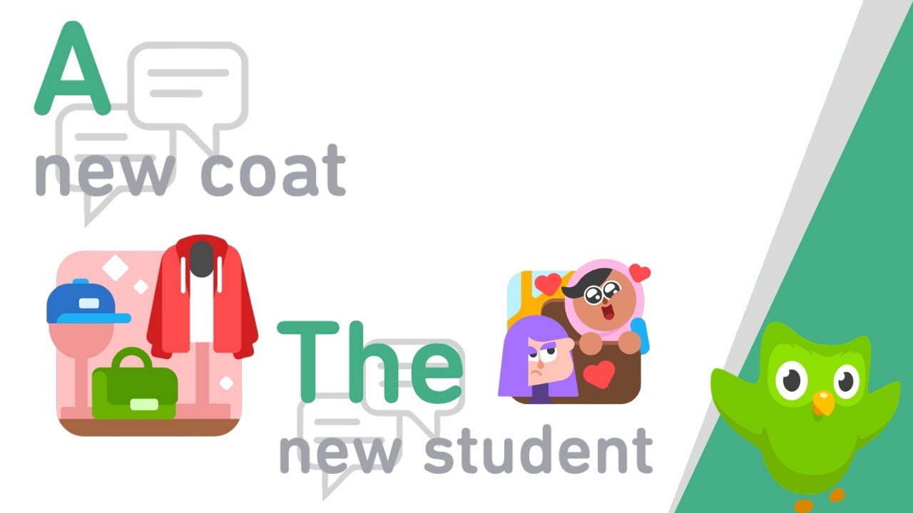 🇺🇸🇪🇸 A New Coat, The New Student Duolingo Stories duolingo YouTube