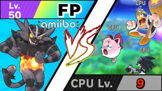 World's Strongest Amiibo vs 3 level 9 CPUs