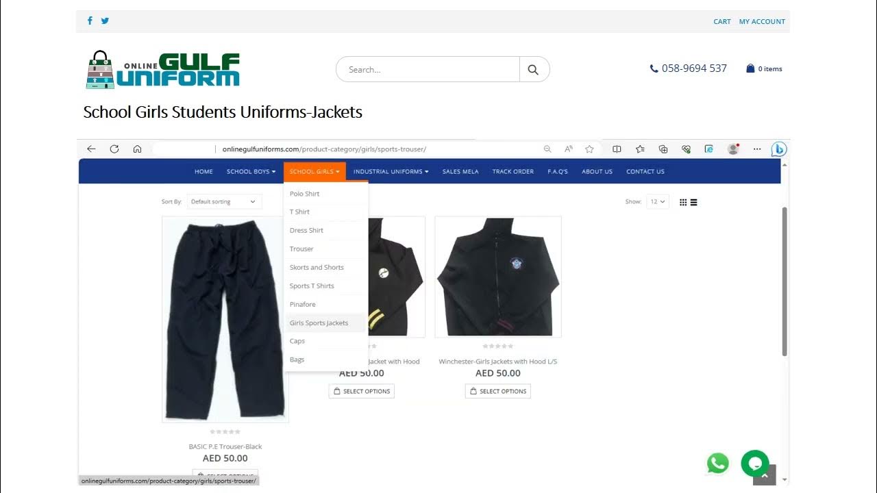 Online Gulf Uniforms YouTube