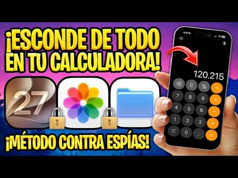 OCULTA TUS FOTOS Y VIDEOS EN TU CALCULADORA CON UNA CONTRASEÑA QUE SOLO TÚ CONOCES ✅ TUTORIAL GRATIS