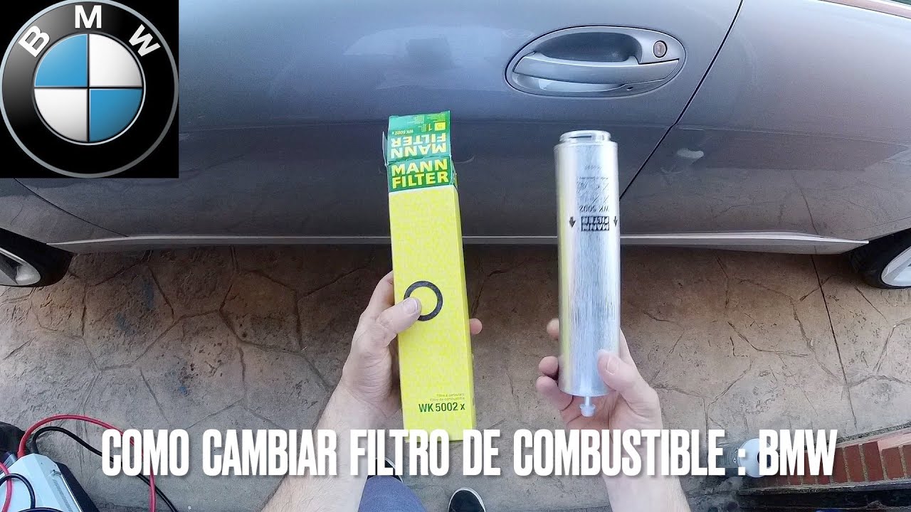 como-cambiar-filtro-de-combustible-bmw-youtube