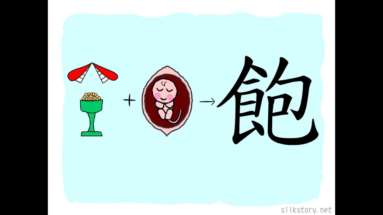 漢字的故事 : 飽 - YouTube