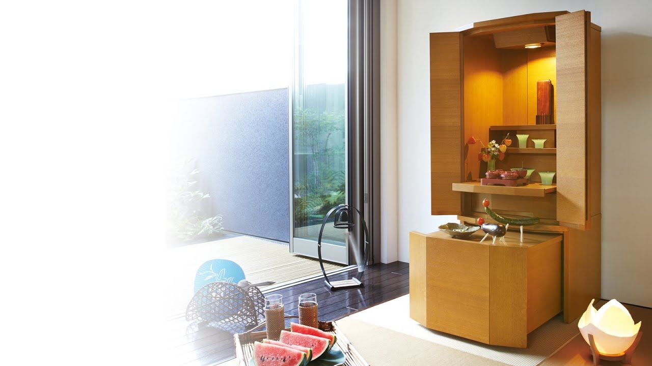 セダム ライト 1200 - 仏壇のあるリビング｜現代的でモダンな祈りの