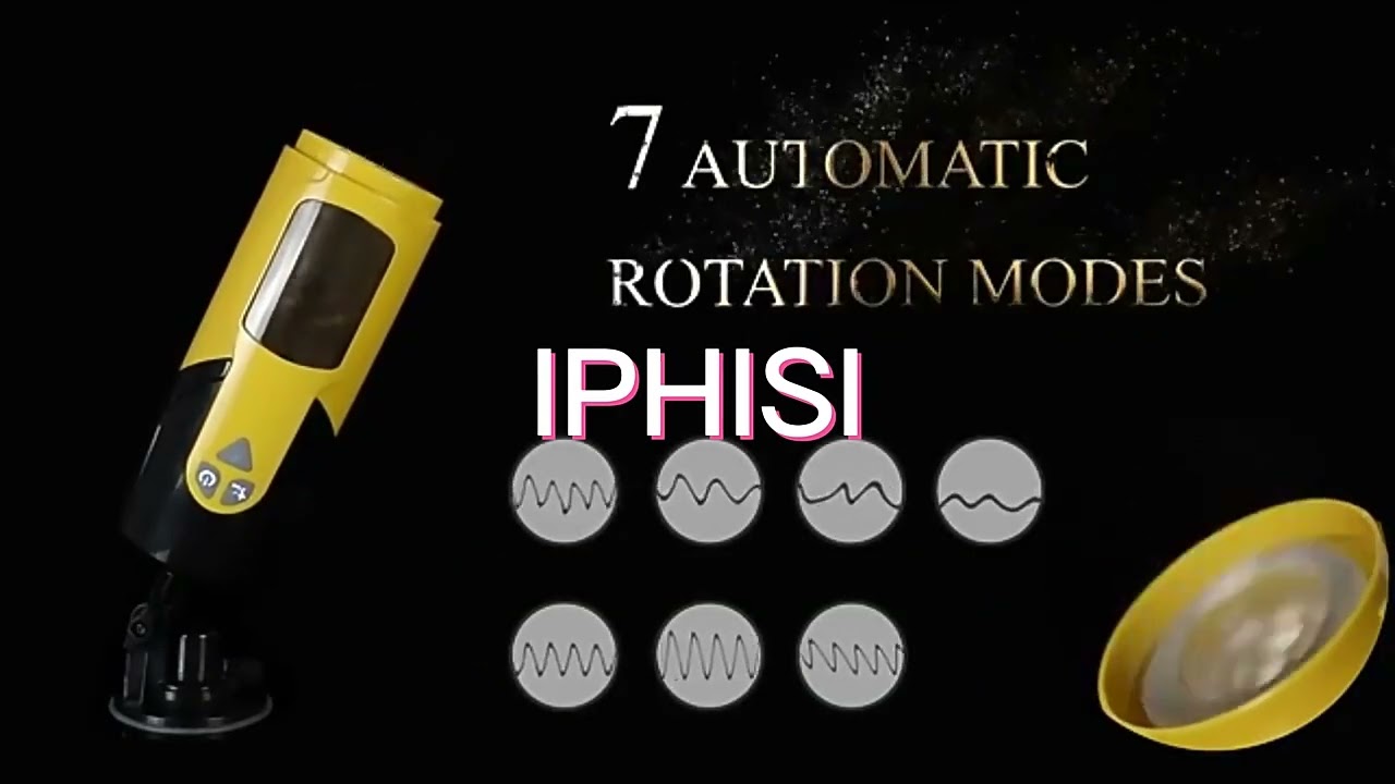 Xise SQ-MA70072 3 modes of thrusting & 7 modes of rotating TPE+ABS Masturbator Cup
