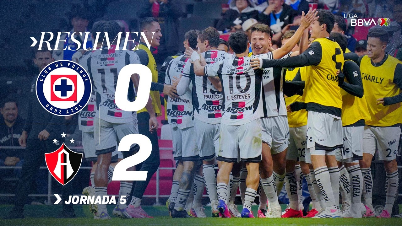 CRUZ AZUL 0-2 ATLAS J5 AP26 | Los Rojinegros duermen como sublíderes.