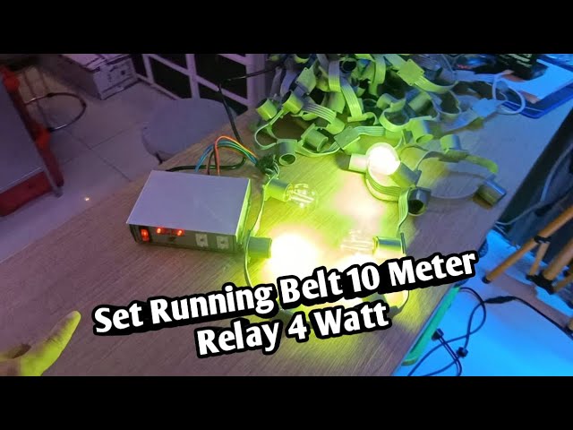 Set Running Belt 10 Meter Relay 4 Watt