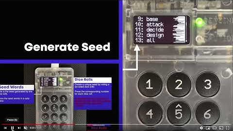 GERMAN VERSION: Coldcard 13 Backup Seedplate Metal Plate German