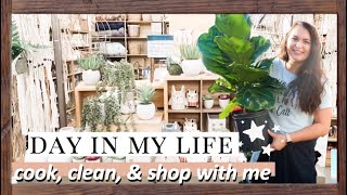Clean, Cook, & Shop With Me | World Market, Trader Joe's, TJ Maxx, Plant Shopping
