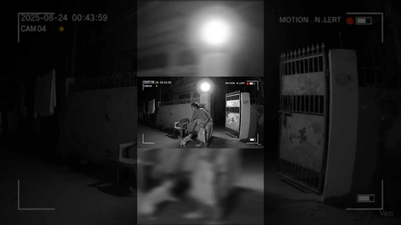 “CCTV Comedy: Aunty’s Trash Toss Fail”🤭😂🤣