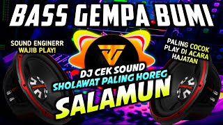 (Hd Music) DJ CEK SOUND RELIGI - SALAMUN - SOUND ENGINEER WAJIB PLAY‼️